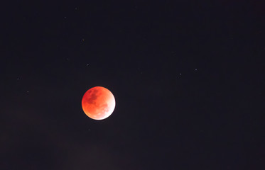 super blue blood moon at night science Is a natural phenomenon that happened on universe