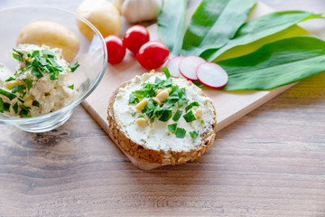 gesunde Ernährung, Bärlauchpesto, Gemüse, Bärlauch