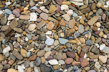 Pebbles stone background