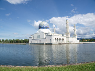 Obraz premium Malaysia Kota Kinabalu Masjid Bandaraya mosque