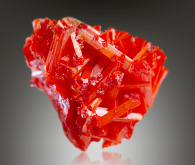 crocoite mineral specimen stone