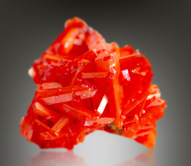 crocoite mineral specimen stone