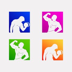 BODYBUILDER LOGO TEMPLATE