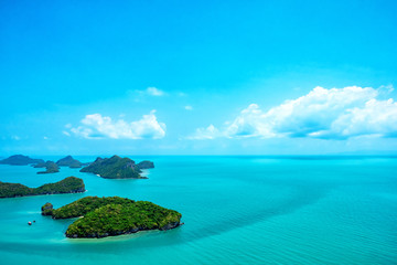 Fototapeta premium Landscape image of Mu Koh Angthong, Samui Island, Surat Thani, Thailand