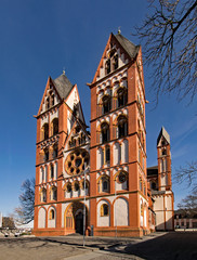 Fototapeta na wymiar Der Limburger Dom in Limburg in Hessen, Deutschland