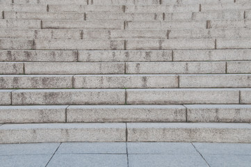 Empty scene background of grey concrete stone stairs