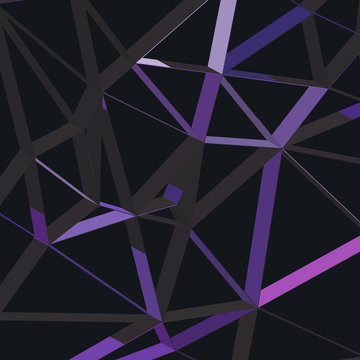 3D Abstract Geometric Lines