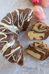 Zebra Sponge Cake
