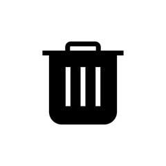 Trash icon. trash can icon. Delete icon vector