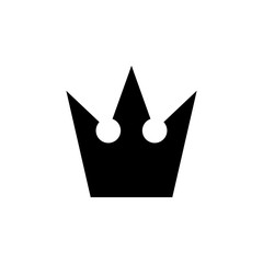 Fototapeta premium Crown Icon in trendy flat style isolated on grey background. Crown symbol for your web site design