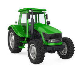 Agriculture Tractor Isolated