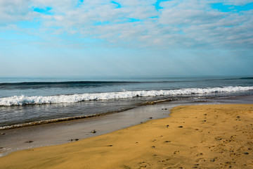 Fototapeta na wymiar Summer landscape of beach and ocean 