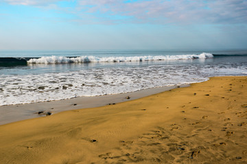 Summer landscape of beach and ocean 