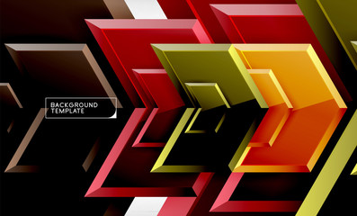 Arrow geometrical abstract background, directional wallpaper concept