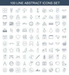 100 abstract icons
