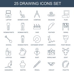 25 drawing icons