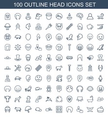 100 head icons