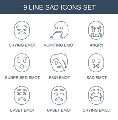 sad icons