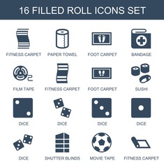 roll icons