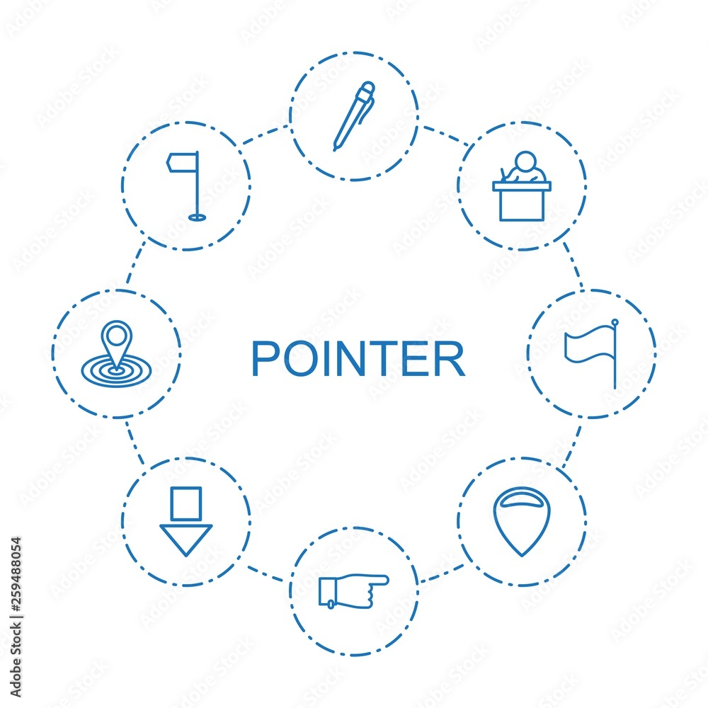 Poster pointer icons