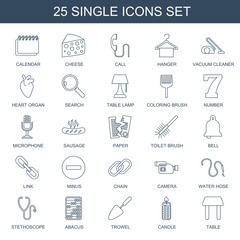 25 single icons