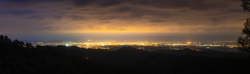 Panorama of Nicosia from Machairas with Pentadaktilos on the back