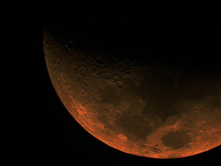 Super blood red moon