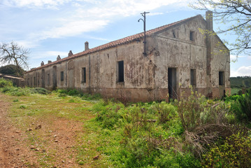 Fototapeta na wymiar Villaggio minerario abbandonato Seddas Moddizzis o Asproni