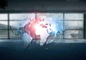 Fototapeta premium internet communications mixed media