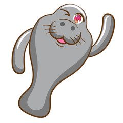 manatee clipart