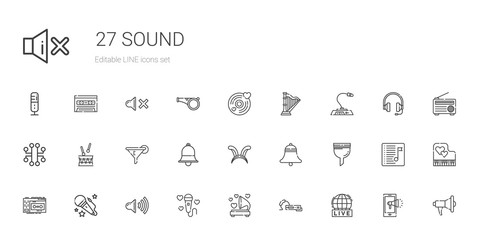 sound icons set