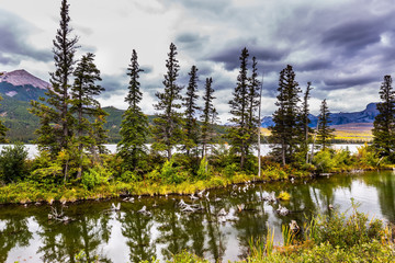 Valley in the Rocky Mountains