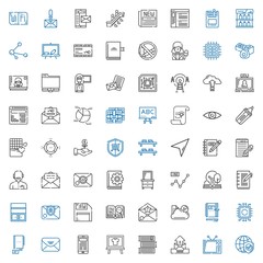 Fototapeta premium information icons set