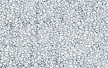 white gravel texture wallpaper. vector illustration eps 10