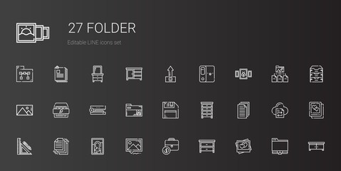 folder icons set