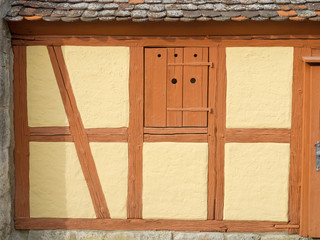 Kleines Fachwerkhaus in Rothenburg ob der Tauber