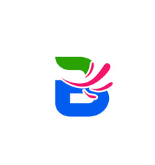 Letter B logo. Creative concept icon