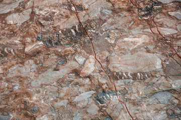 Marble texture. Stone cream background. High-quality texture of stone with cracks