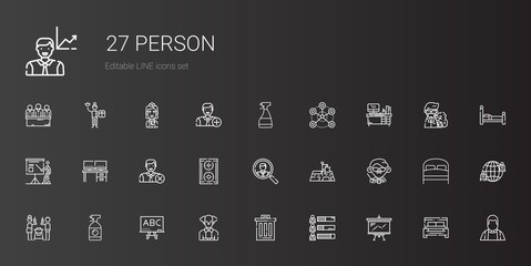 person icons set