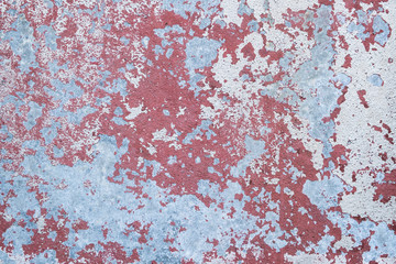 Rusted sheet of metal and grunge texture. Corrosion and oxidized background. 