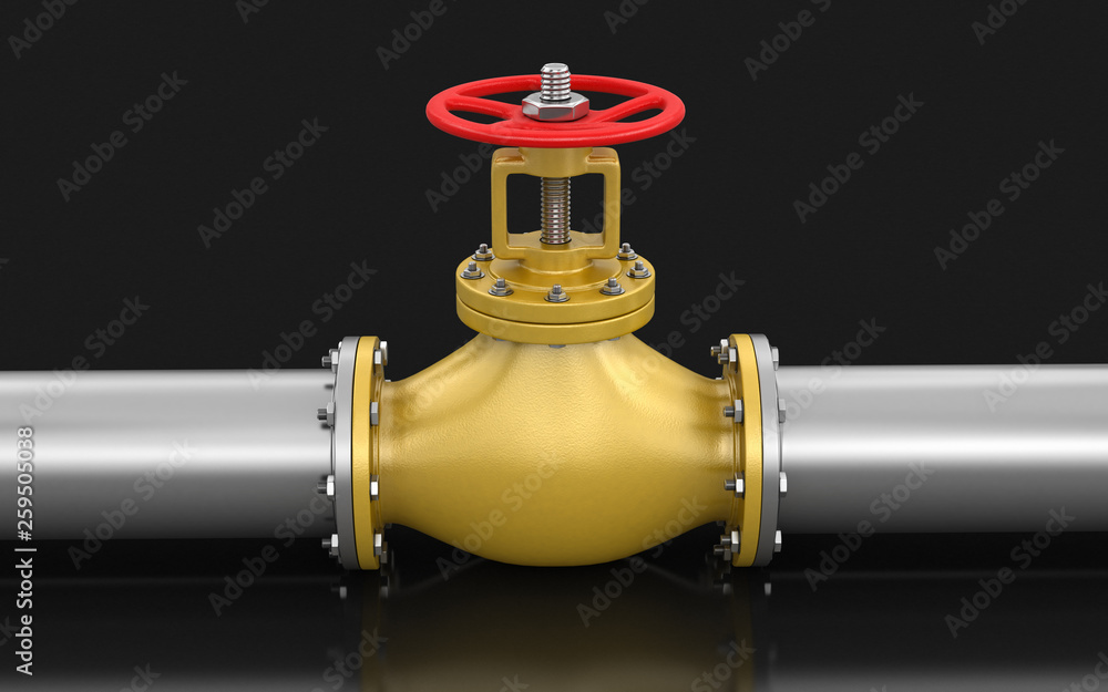 Poster pipeline. image with clipping path