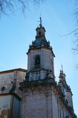 Fototapeta na wymiar church monument architecture in Bilbao city Spain