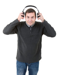 Fototapeta premium listening music