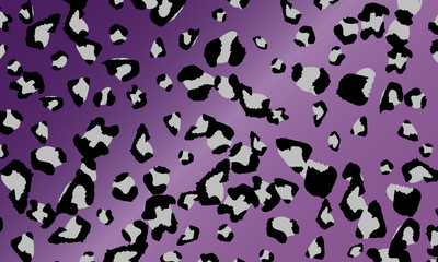 Leopard print design. Animal skin pattern.