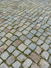 Fototapeta premium Basalt Kopfsteinpflaster