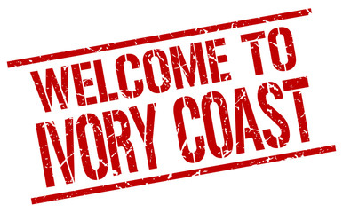 welcome to Ivory Coast stamp