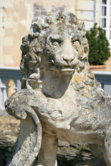 Obraz premium statue of lion in Anjou (France)