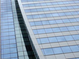 Business glass building design