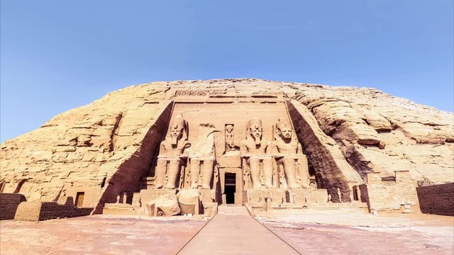 Abu Simbel, the Great Temple of Ramesses II, Egypt
