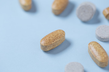 Herbal pills. Herb pills for healthy living